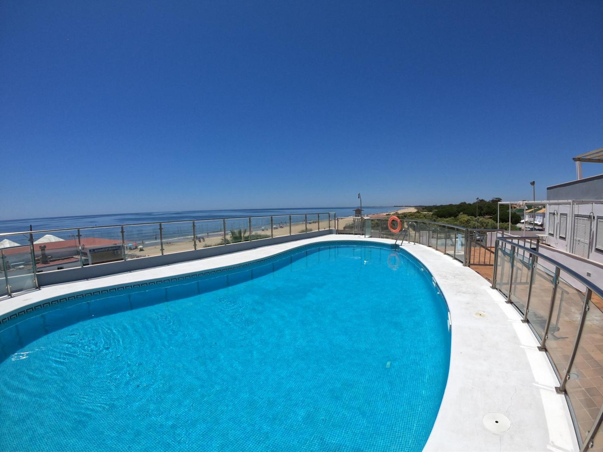 Islantilla Primera Linea De Playa, Piscina, Parking Zewnętrze zdjęcie