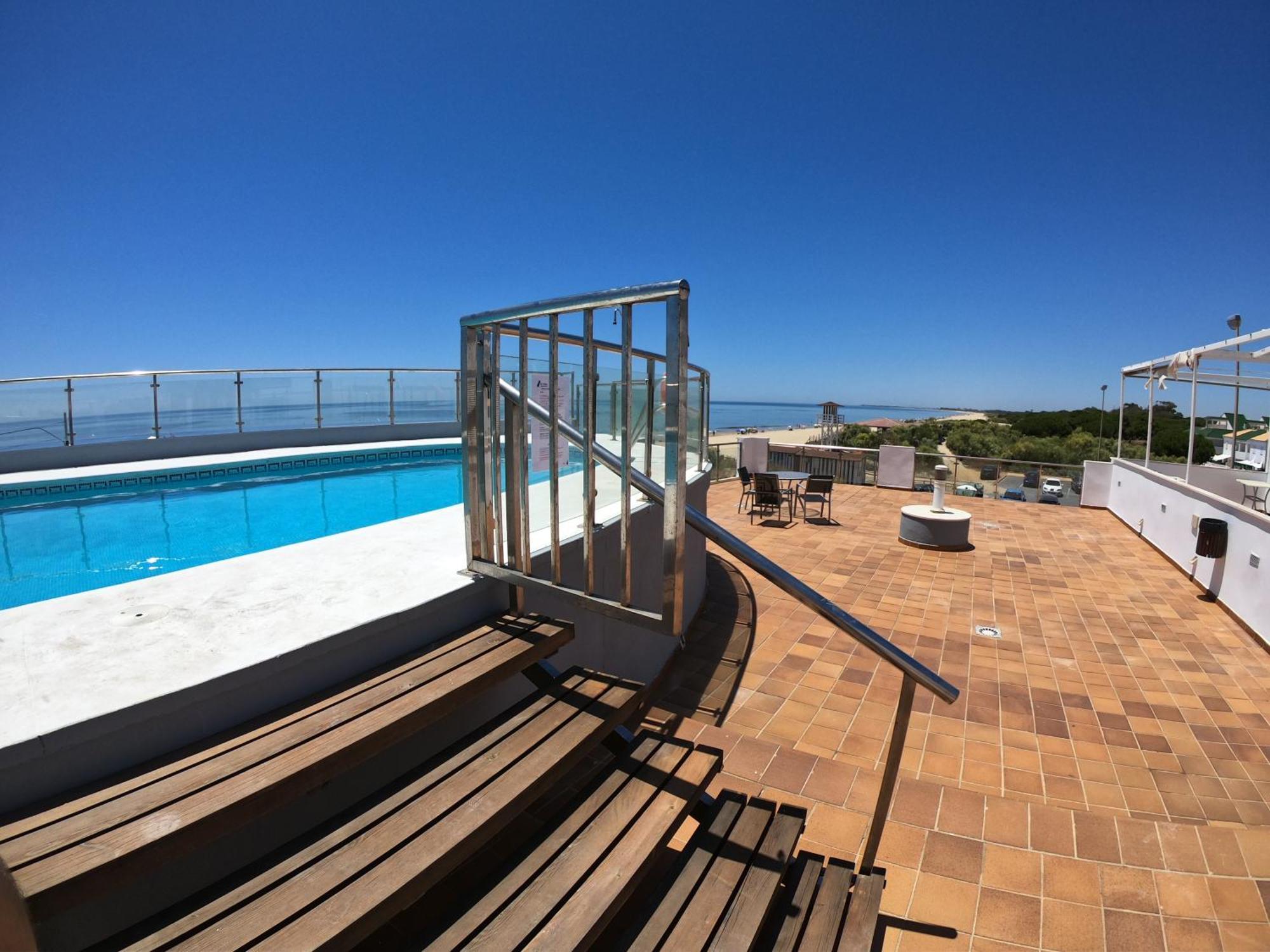 Islantilla Primera Linea De Playa, Piscina, Parking Zewnętrze zdjęcie